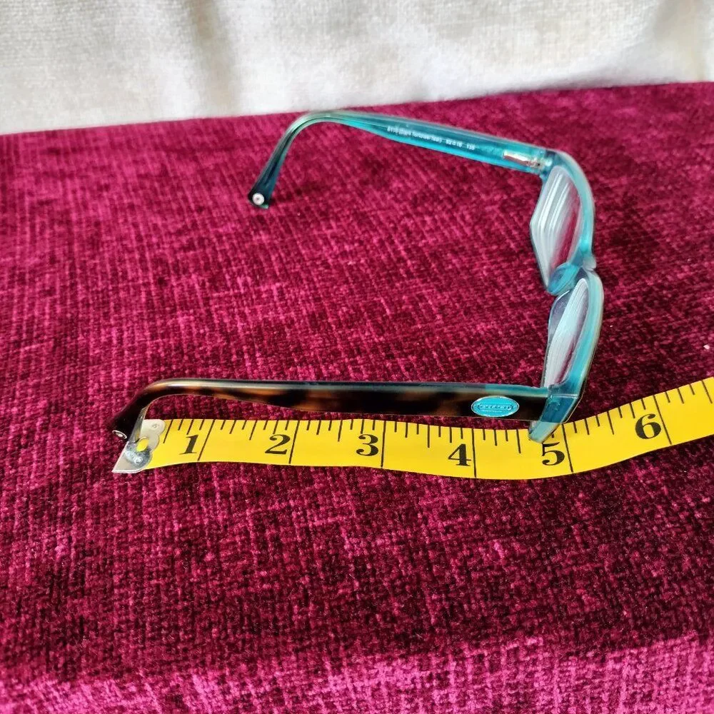 Coach Eyeglasses Frame Dark Tortoise Teal HC6040 Brooklyn 5116 52[]16 135